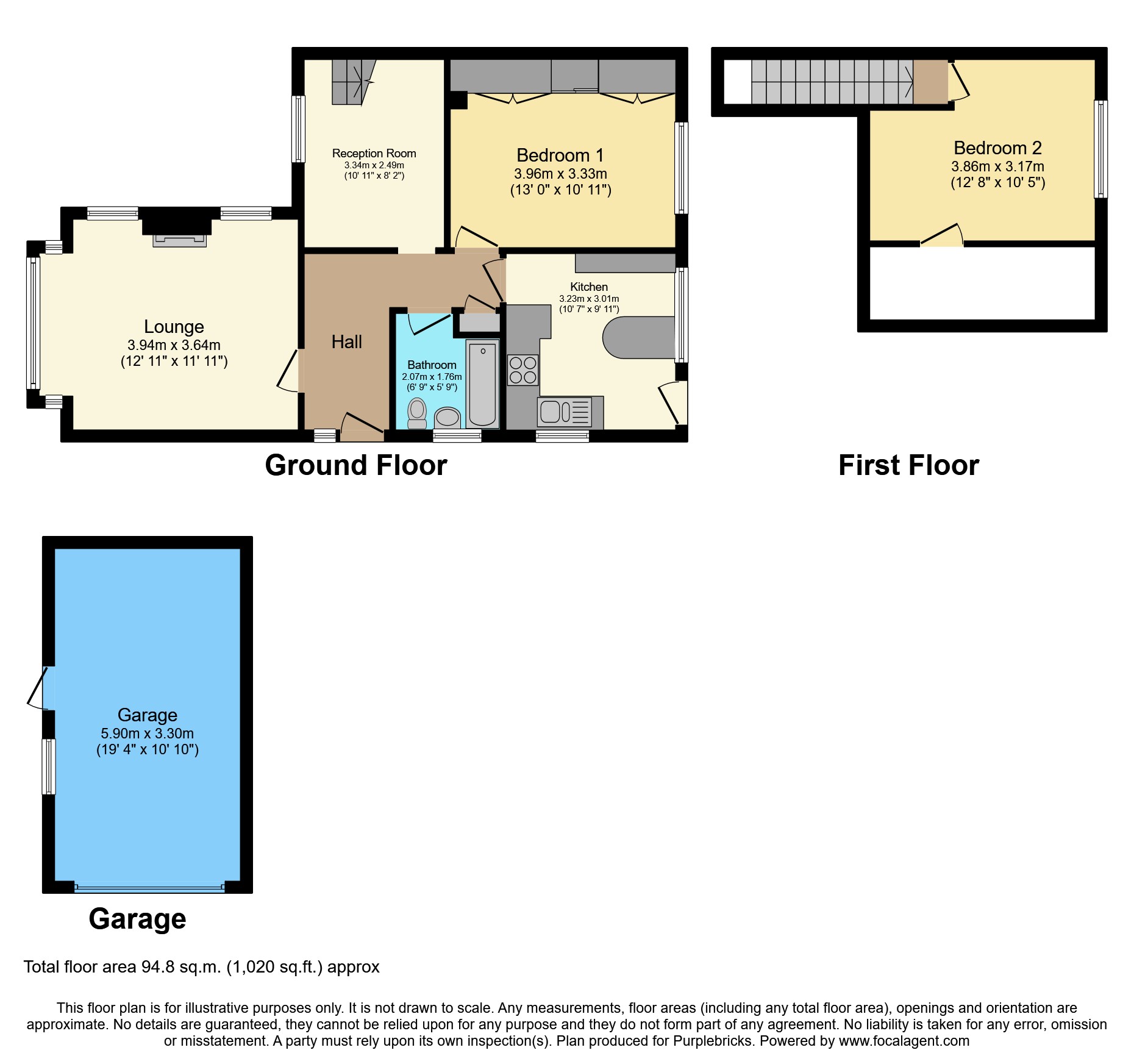 Methuen Avenue, Hoghton, Preston PR5, 2 bedroom semidetached house for