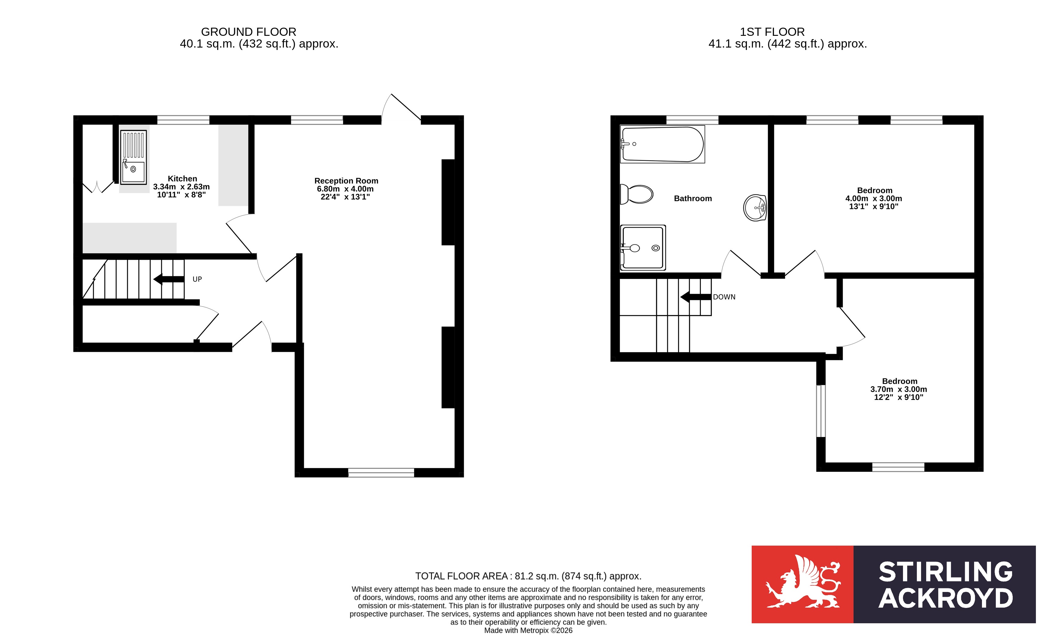 46, Springfield Road, Surrey floorplan
