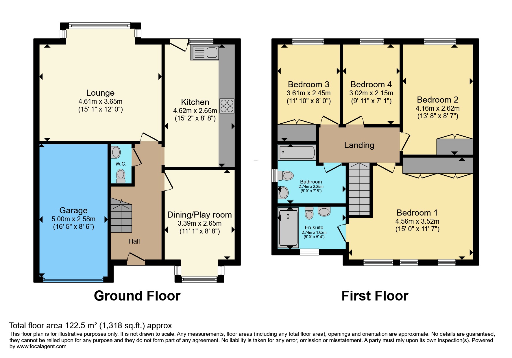 2, Summerfield Road, Nottingham floorplan