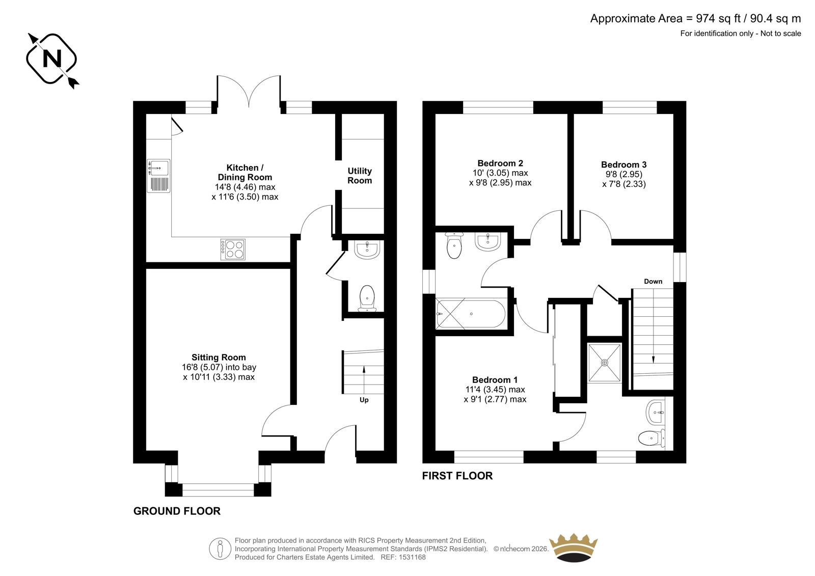 Nutsea Road, Southampton floorplan