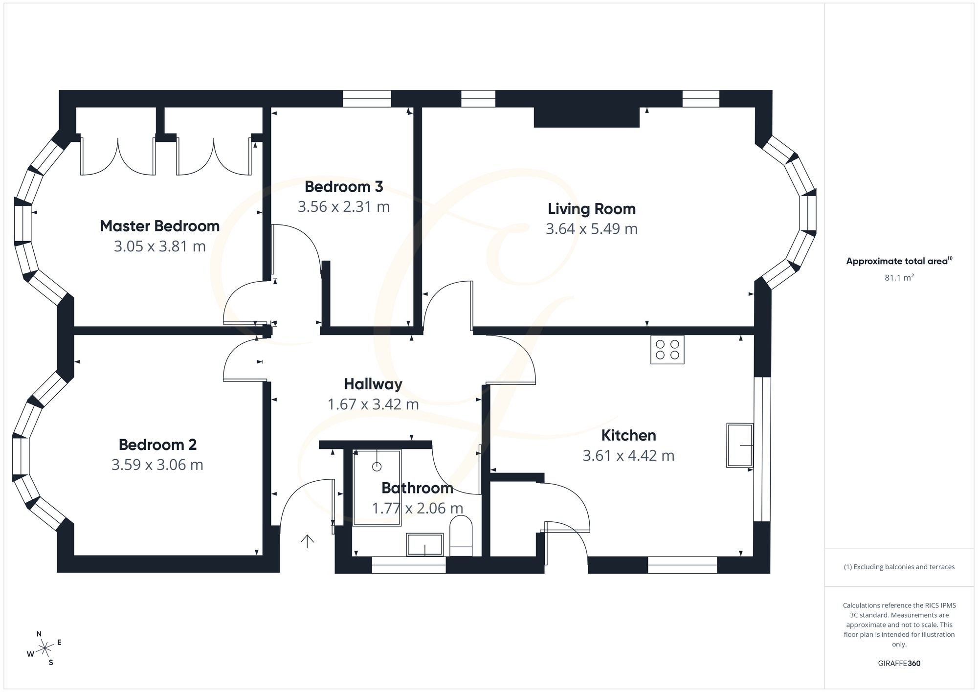 66 Woodside Avenue, Northampton floorplan