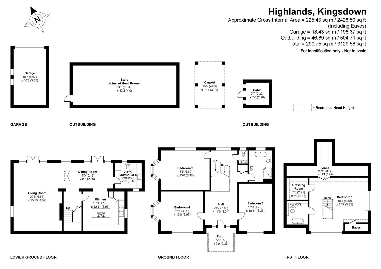 Highlands, Ringwould Road, Deal floorplan