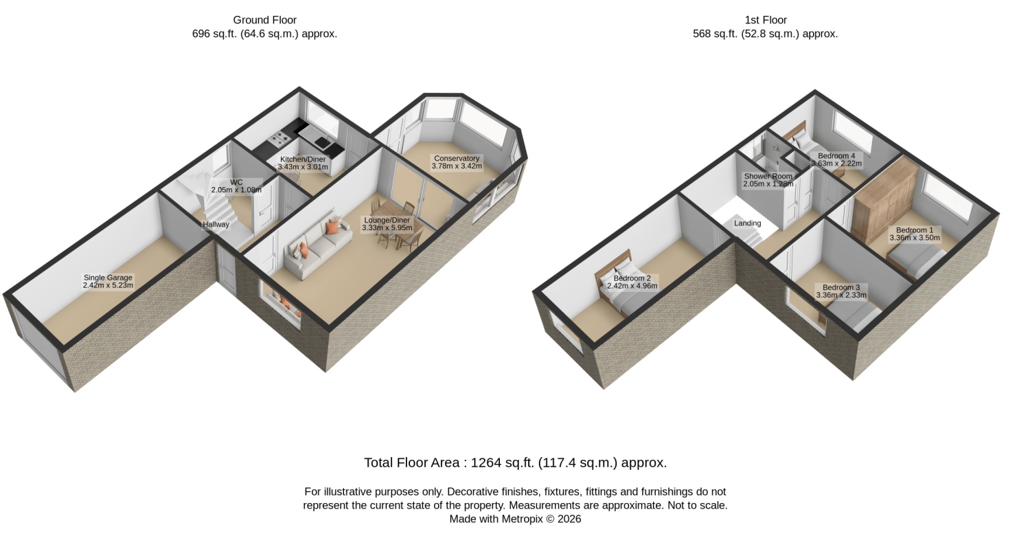 16, West End Drive, Cleckheaton floorplan