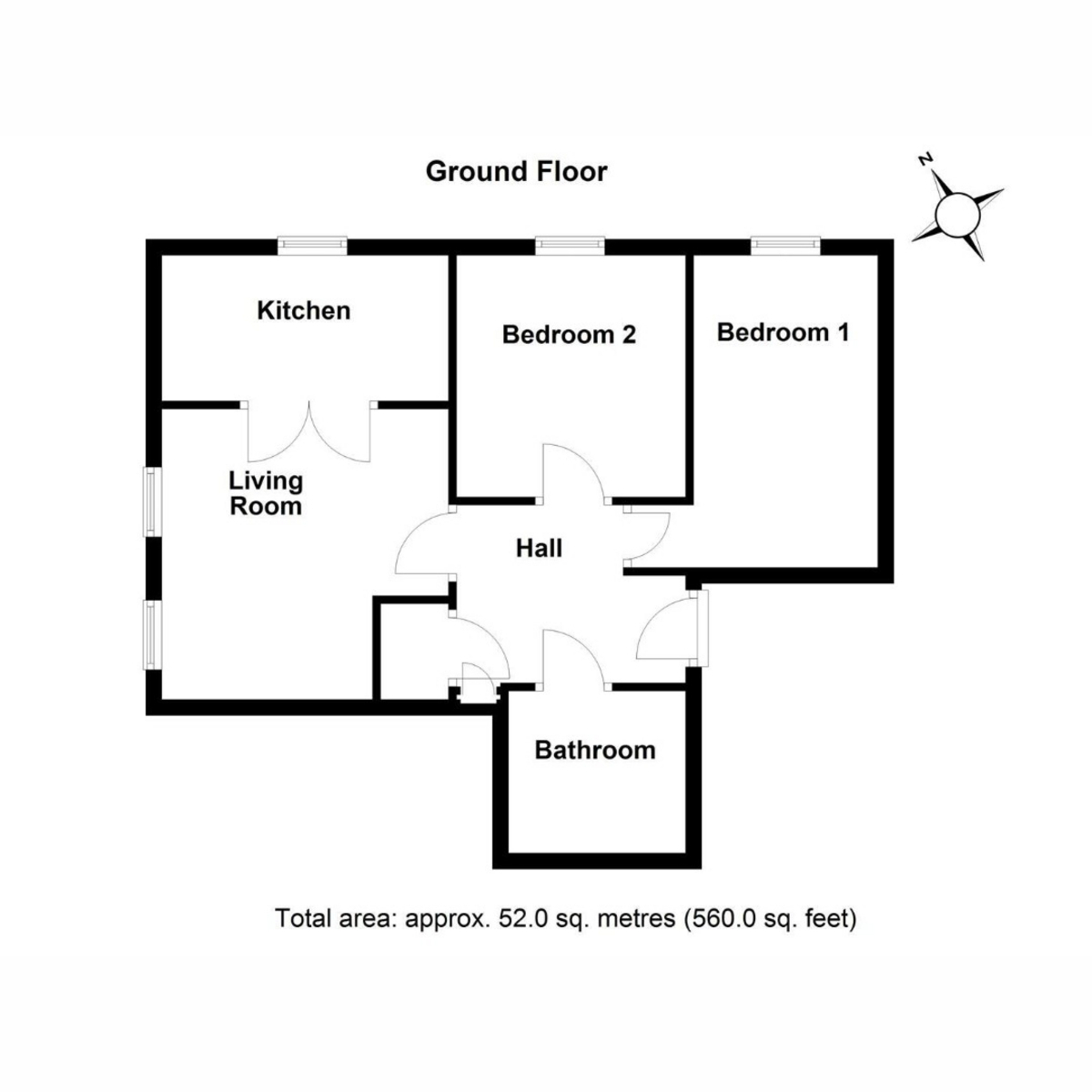 Flat 12, The Fairways, 192, High Road, Benfleet floorplan