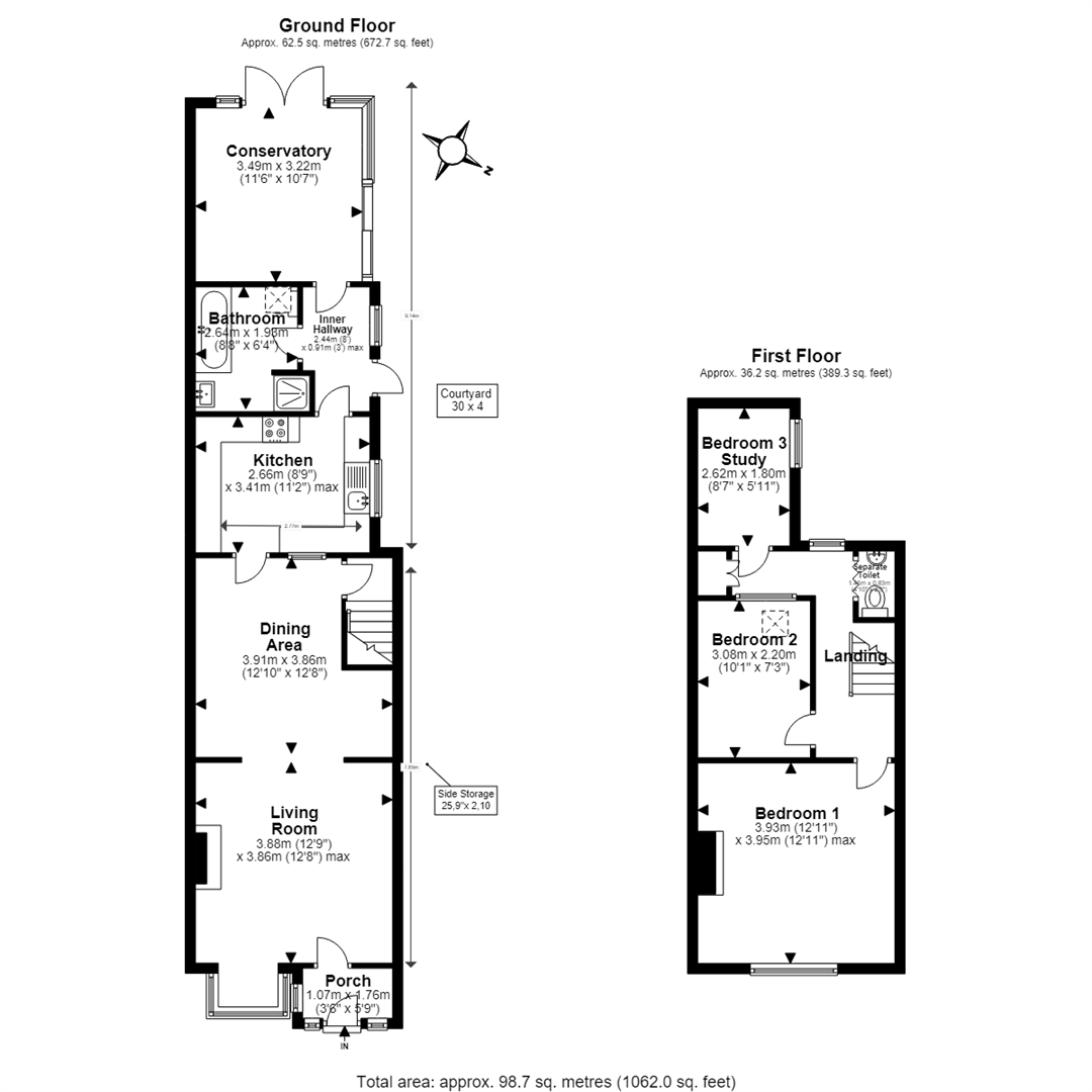 Hillcrest, High Road, Epping floorplan