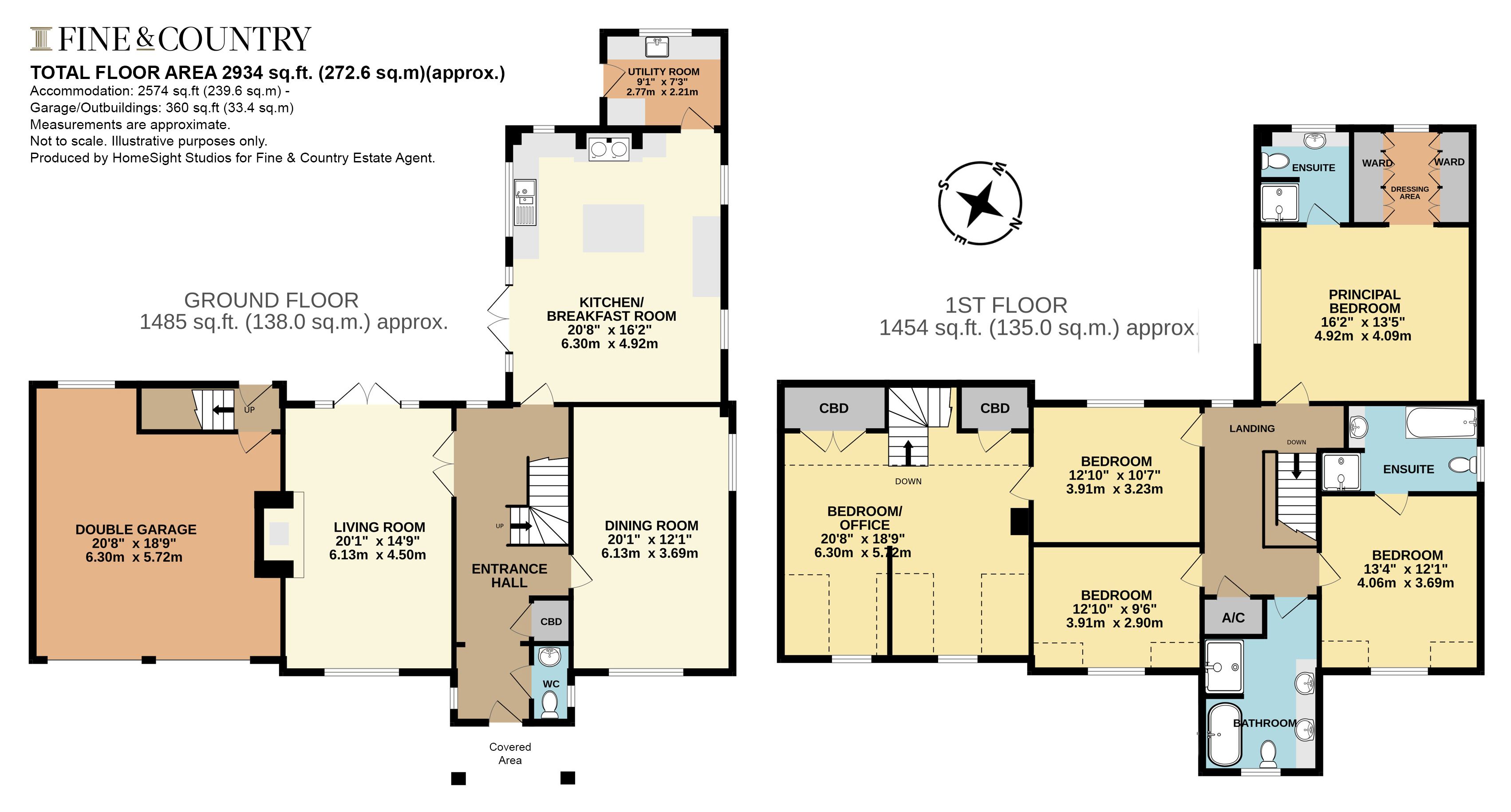 The Rosery, 6, St. Georges Drive, Diss floorplan
