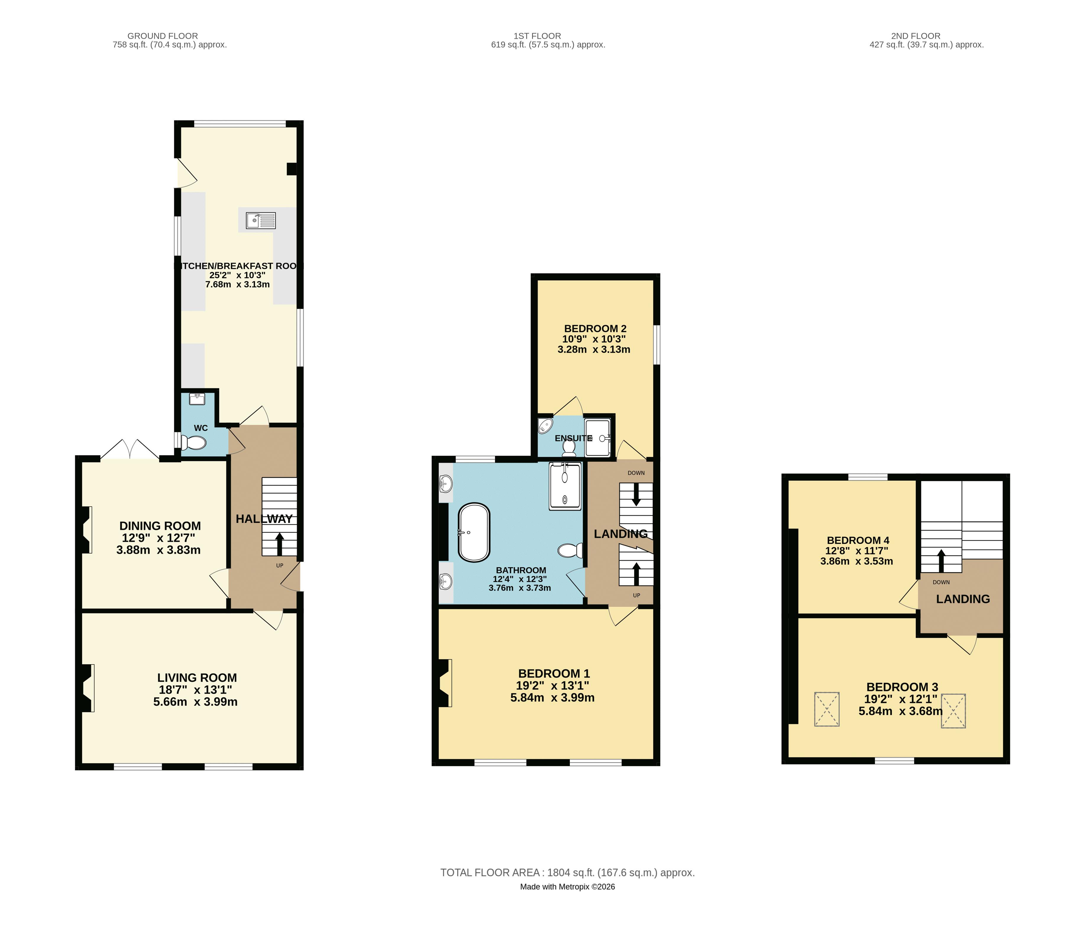 13, Park Street, Plymouth floorplan