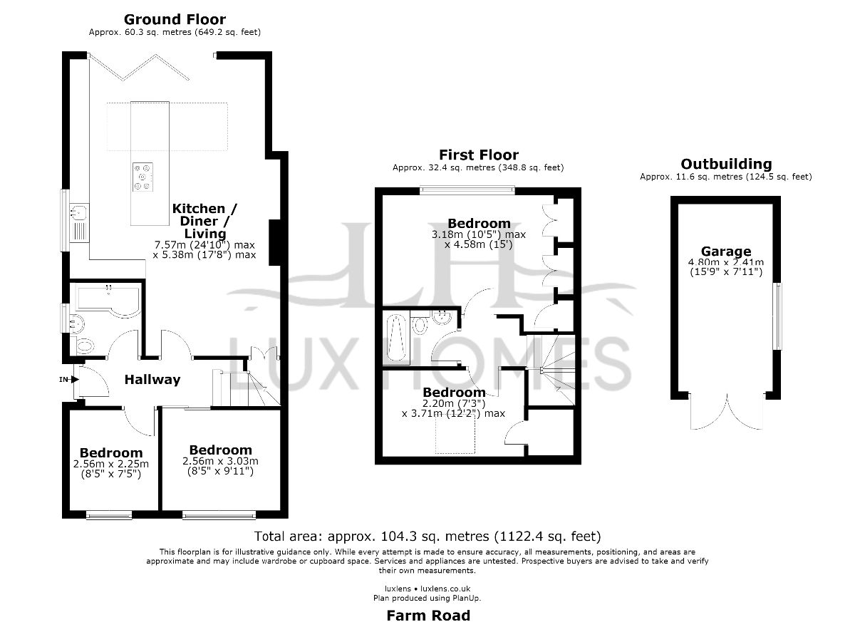 44 Farm Road, Rainham floorplan