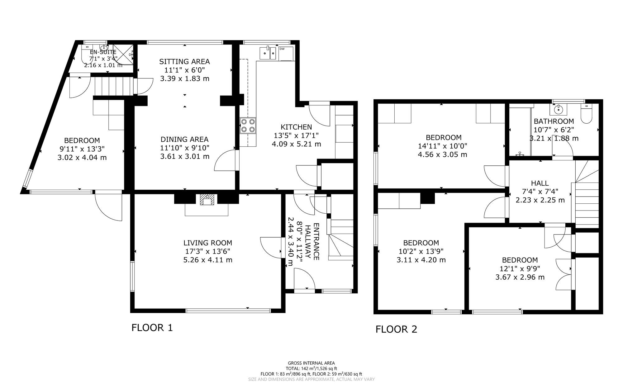 27 Lynn Drive, Glasgow floorplan