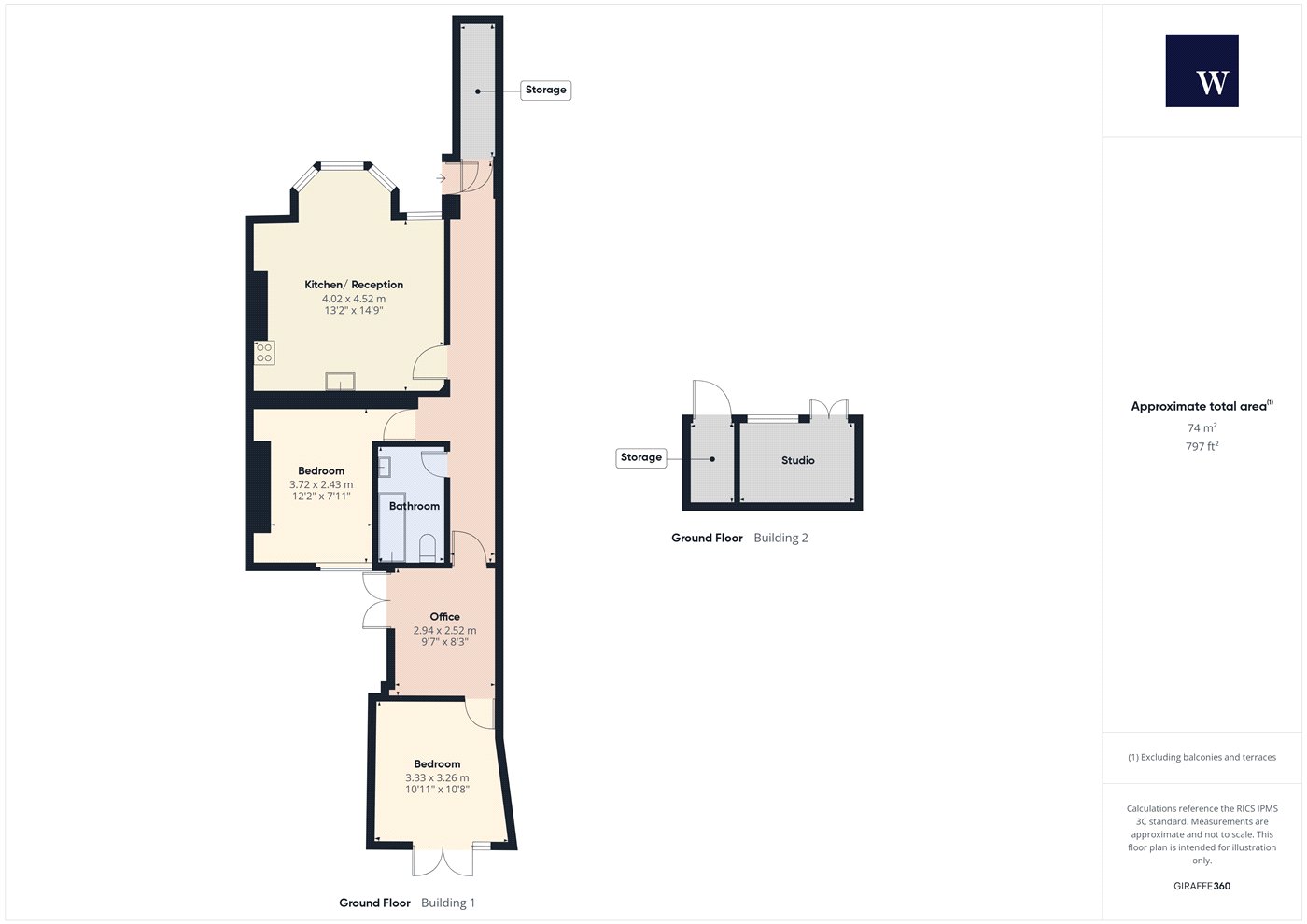 3C,, Probyn Road, London floorplan