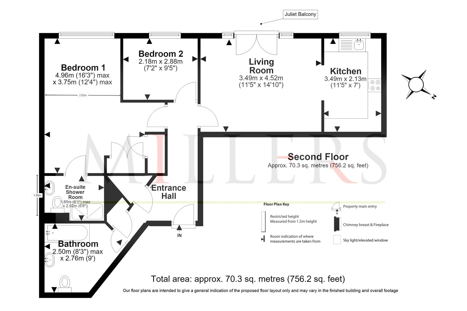 19, Lea Valley House, Waltham Abbey floorplan