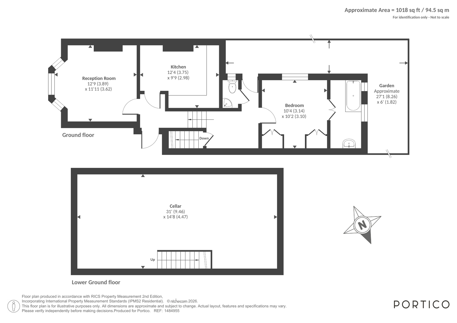 Ground Floor Flat, 33, Starfield Road, London floorplan