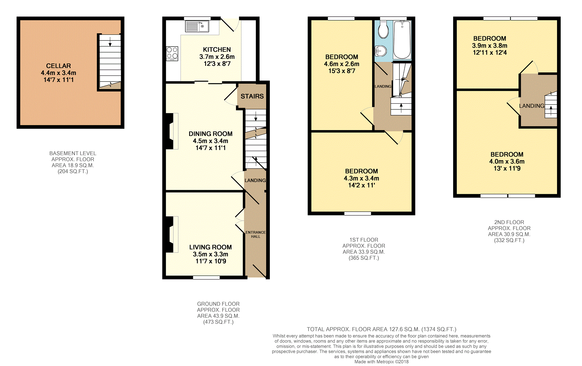 4 Bedrooms Terraced house for sale in Winston Terrace, Bradford BD7