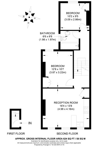 2 Bedrooms Flat to rent in Battersea Rise, London SW11