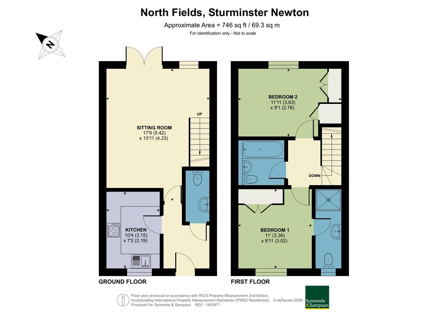 67, North Fields, Sturminster Newton floorplan