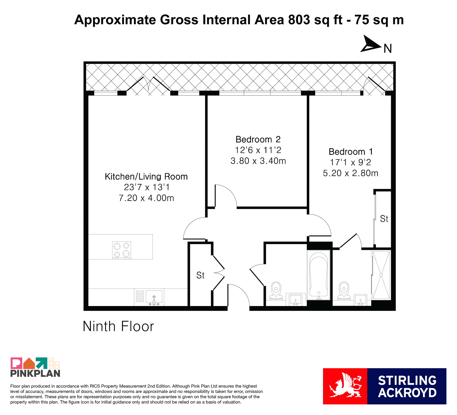 Flat 43, Zest House,, Beechwood Road, London floorplan