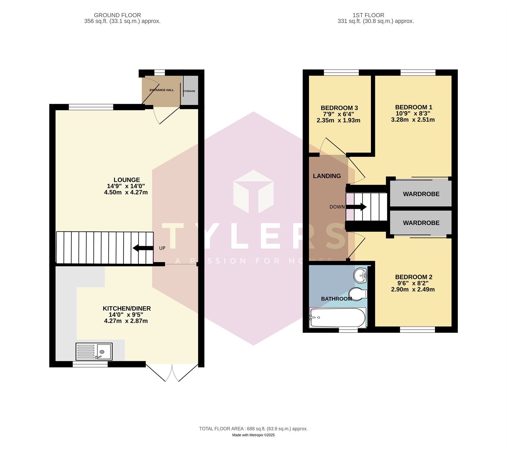 74, Hillcrest, Cambridge floorplan