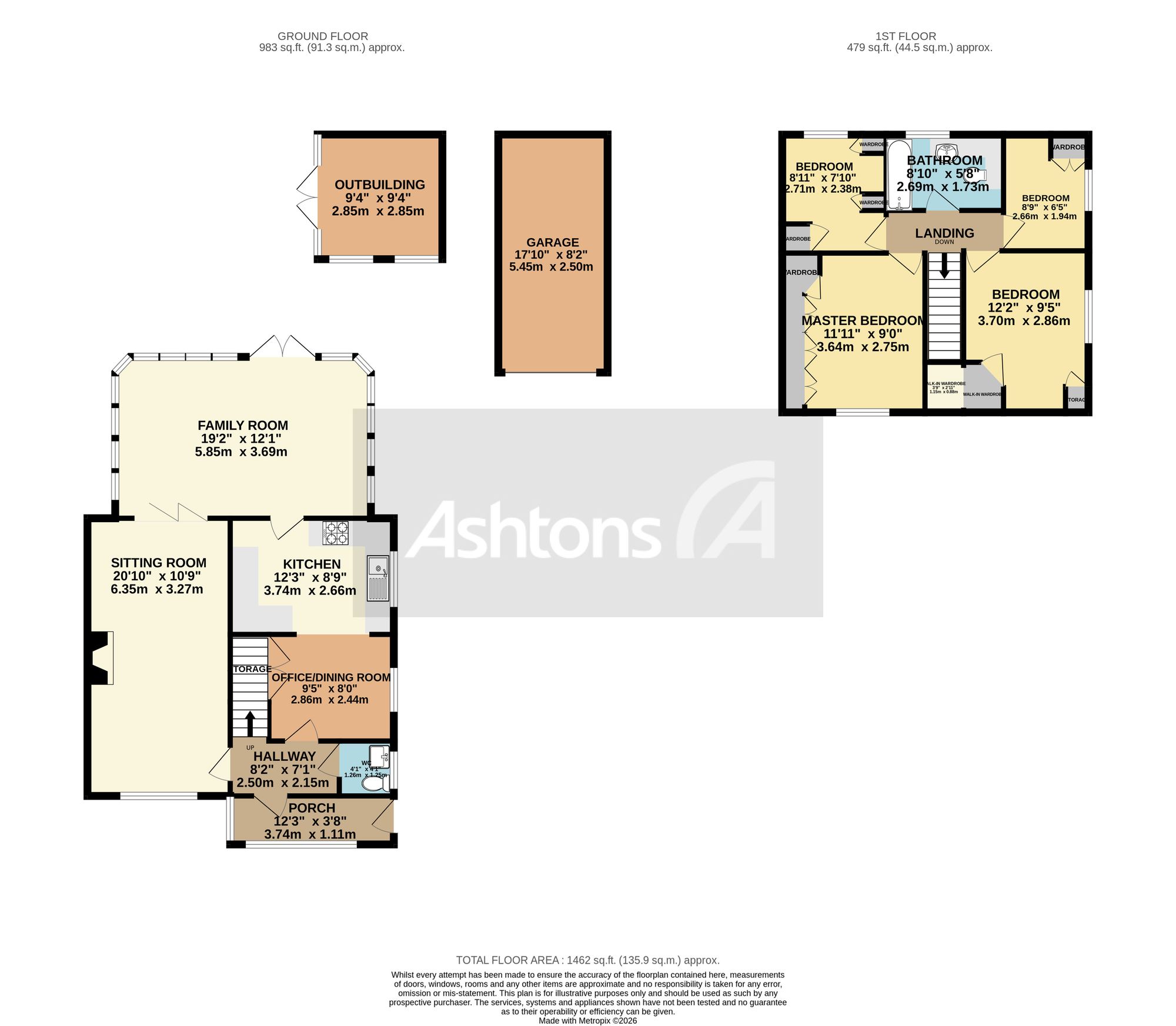 2 Lovage Close, Warrington floorplan