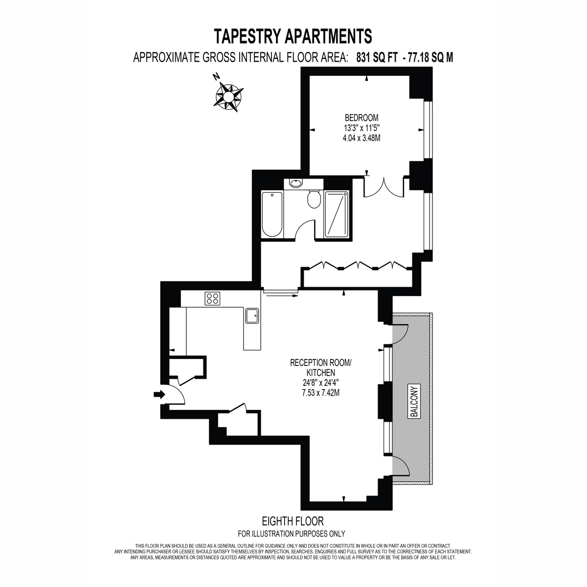 Tapestry Apartments, King's Cross, London floorplan