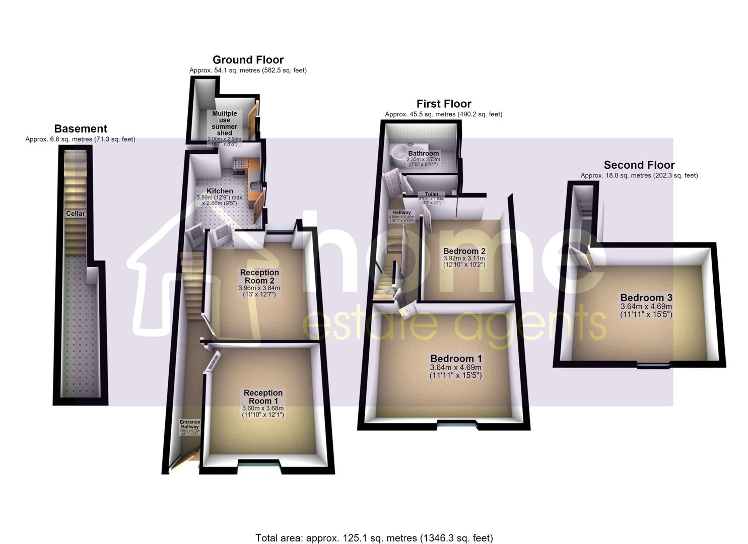 123, Hope Street, Dukinfield floorplan