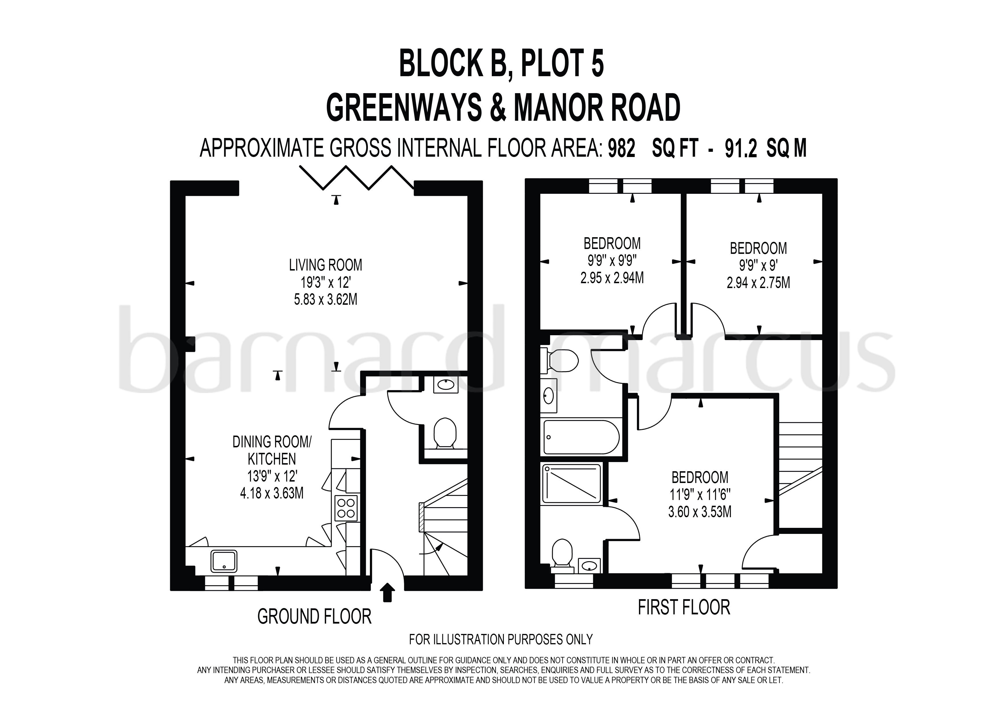 Plot 5, 4a, Manor Road South, Surrey floorplan