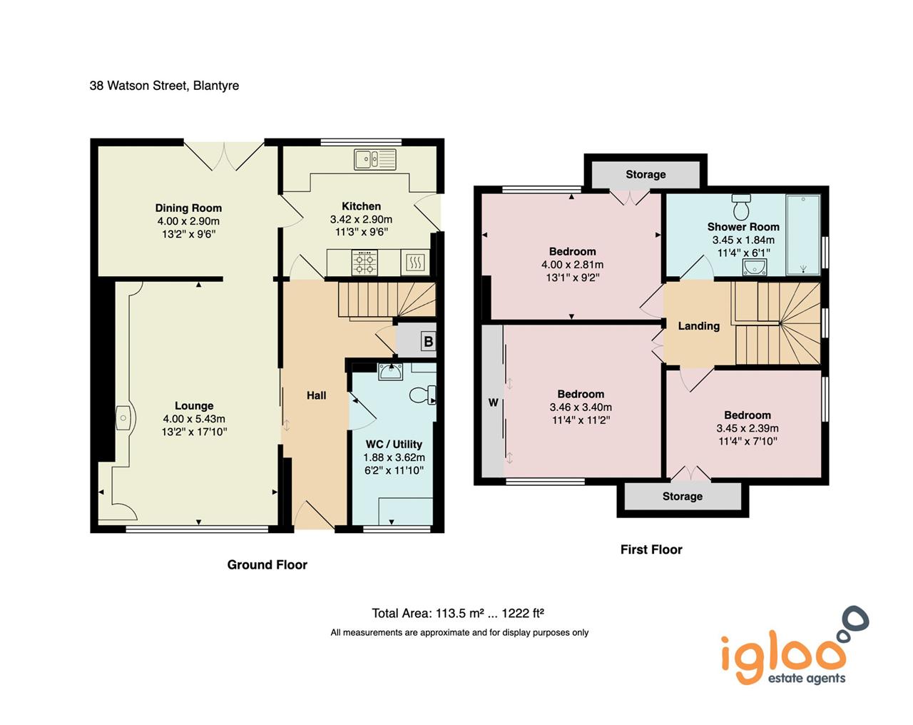 38, Watson Street, Blantyre floorplan