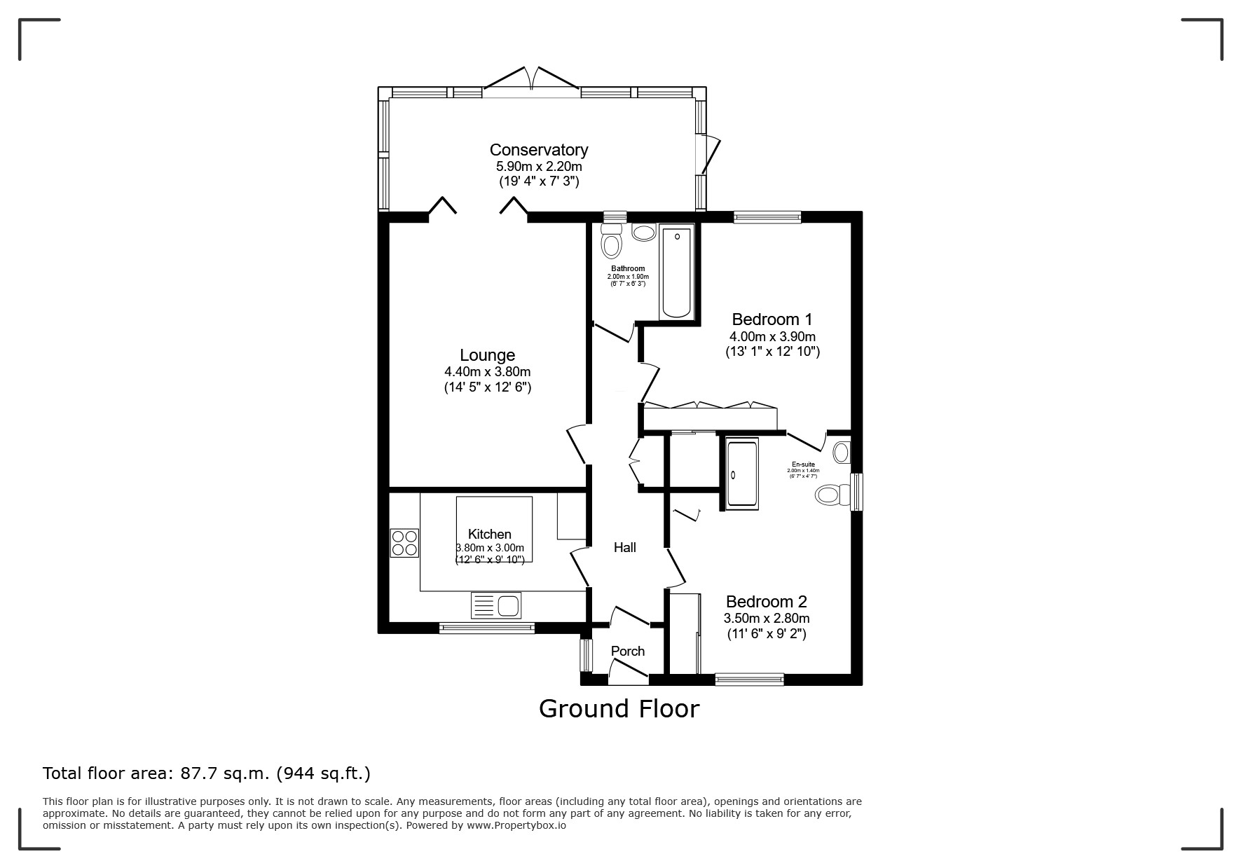 Pebbles,, Station Road, Ryde floorplan