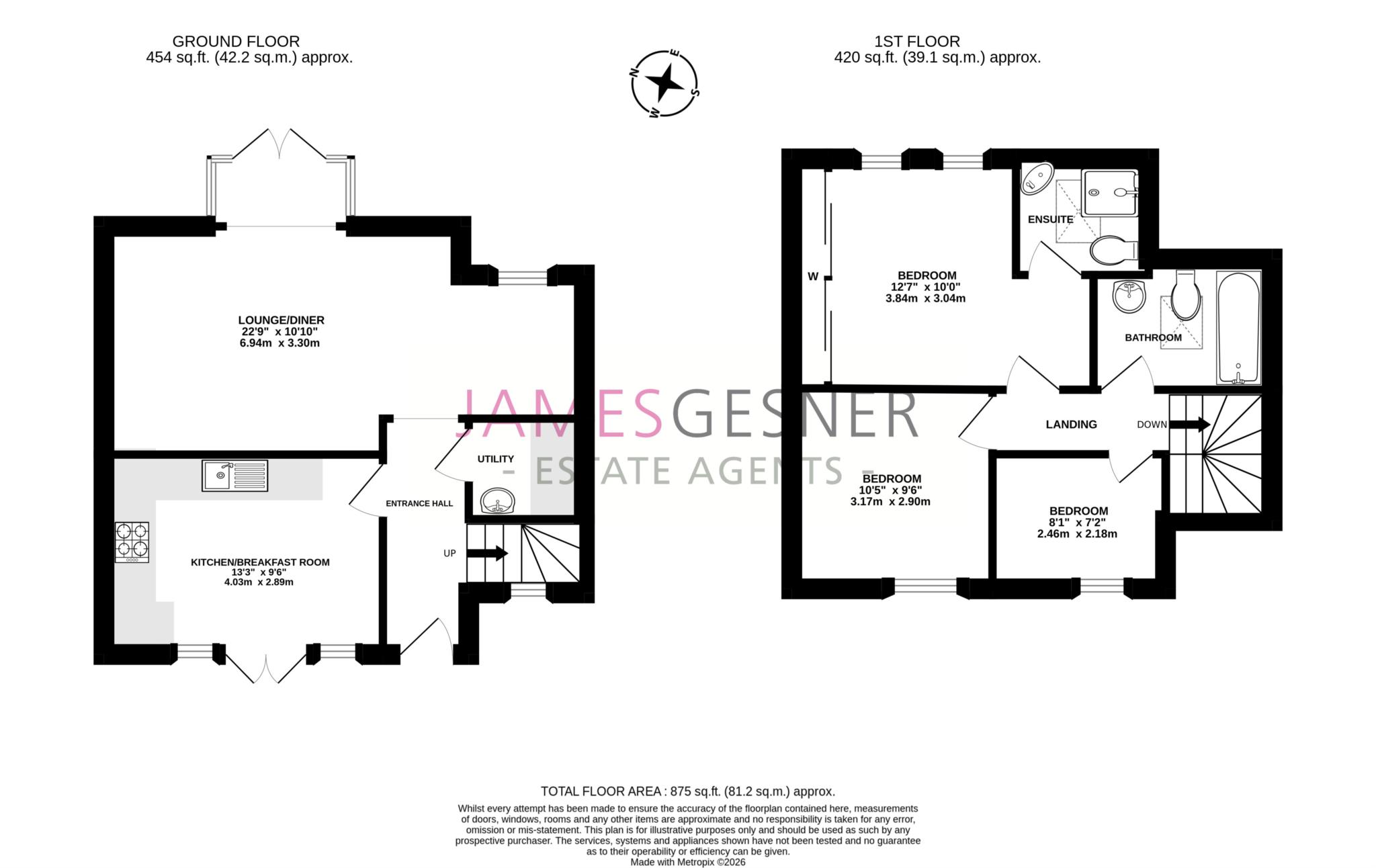 9, Boshers Close, Wallingford floorplan