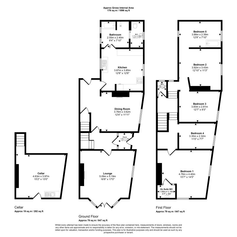 62, Dean Street, Blackpool floorplan