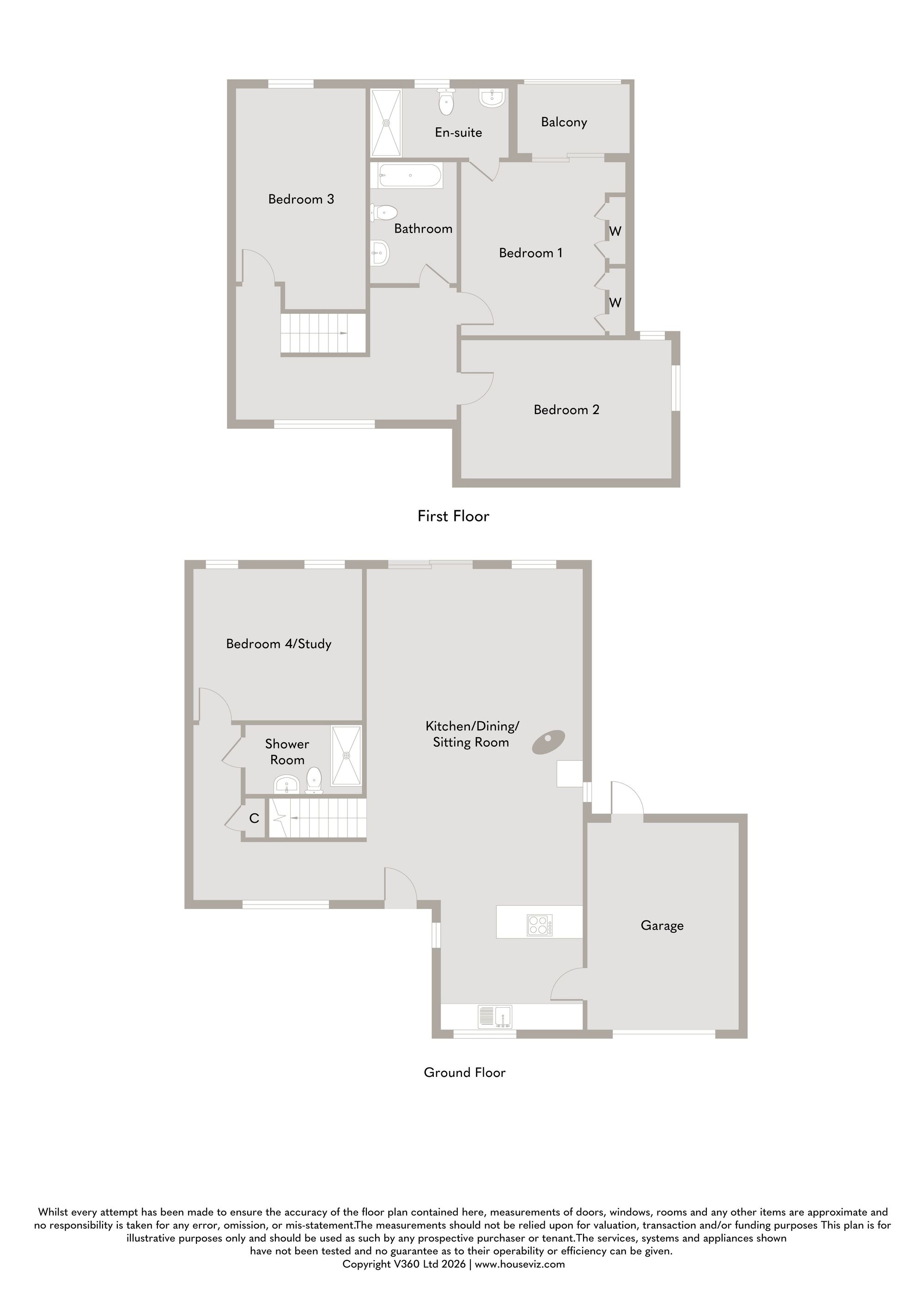 Semi-Detached Houses, Jacobs Yard, Hunstanton floorplan