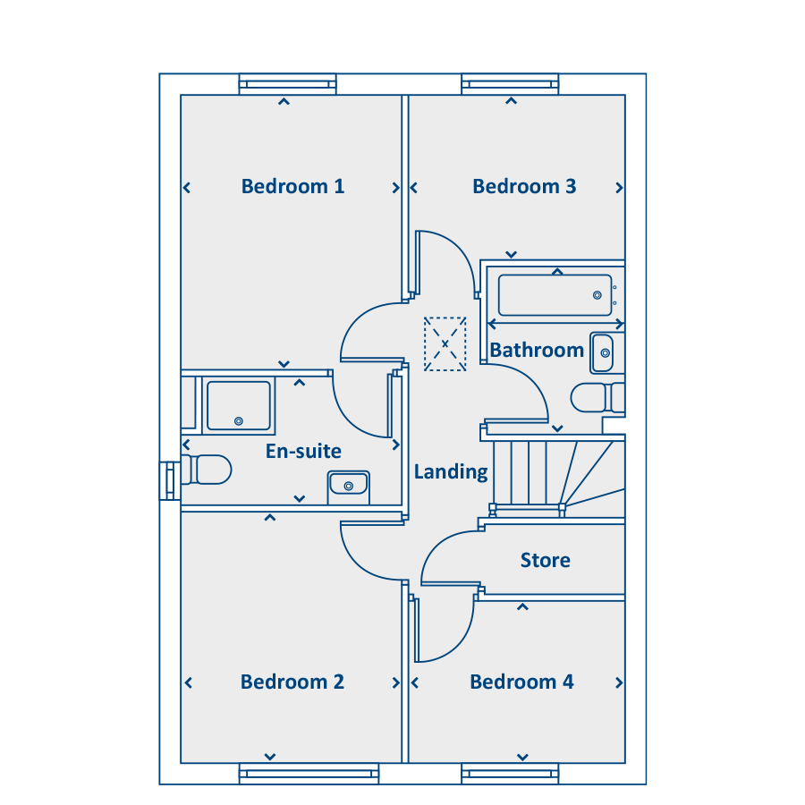 Arnold Lane, Gedling floorplan