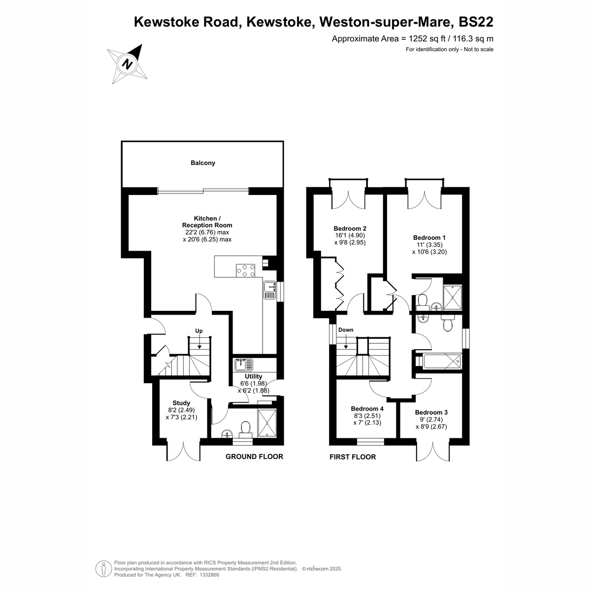 66a, Kewstoke Road, Weston-super-mare floorplan