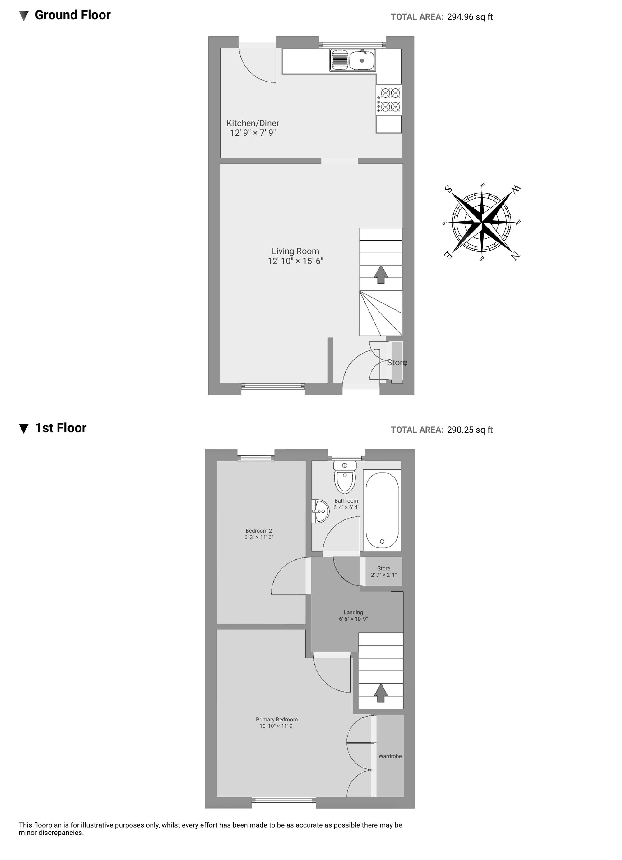 139 Manor Chase, Pontypridd floorplan