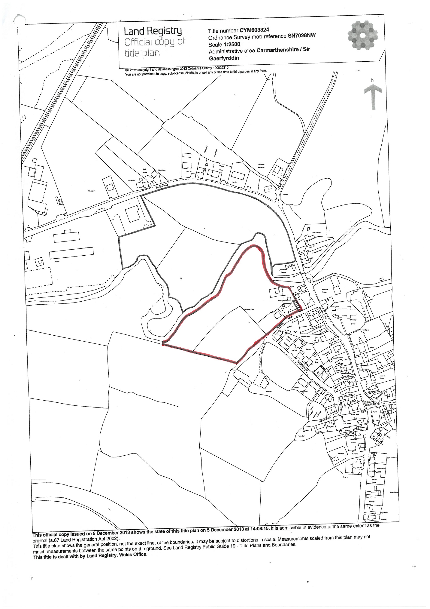 Fferm Cwrt y Plas, Walters Road, Llangadog floorplan