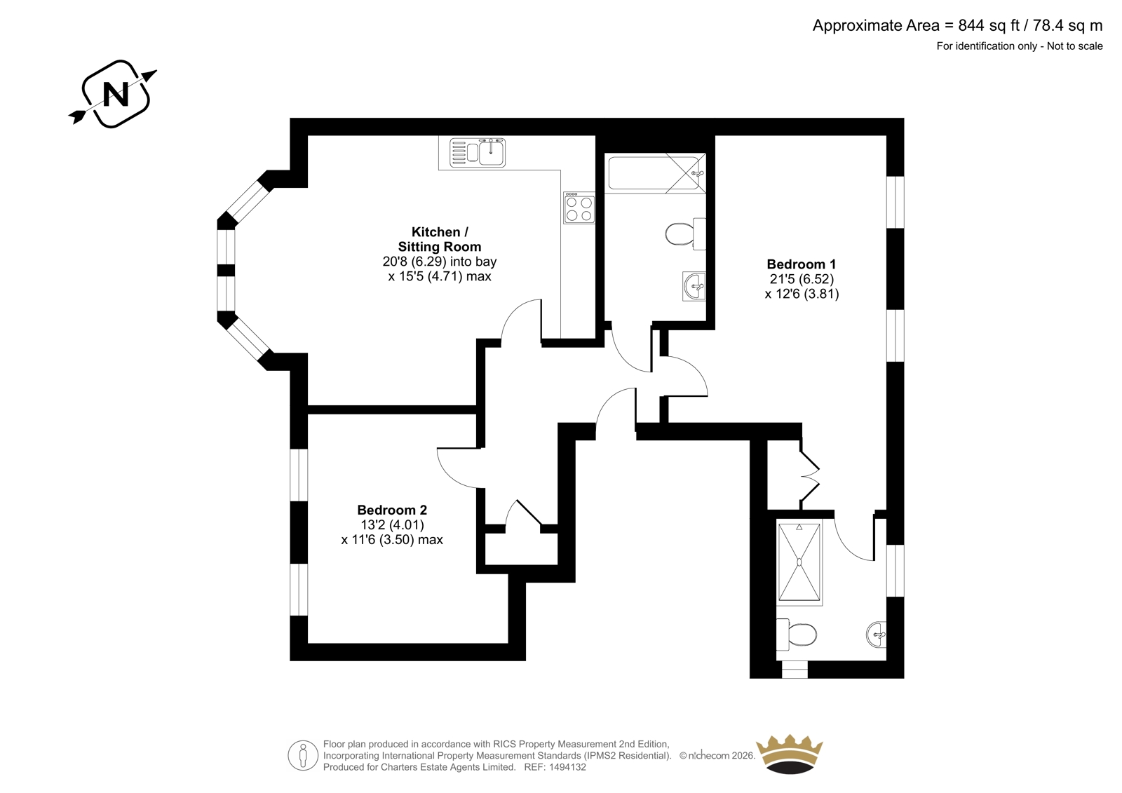 Beeches- Apartment 2,, Albany Road, Hampshire floorplan