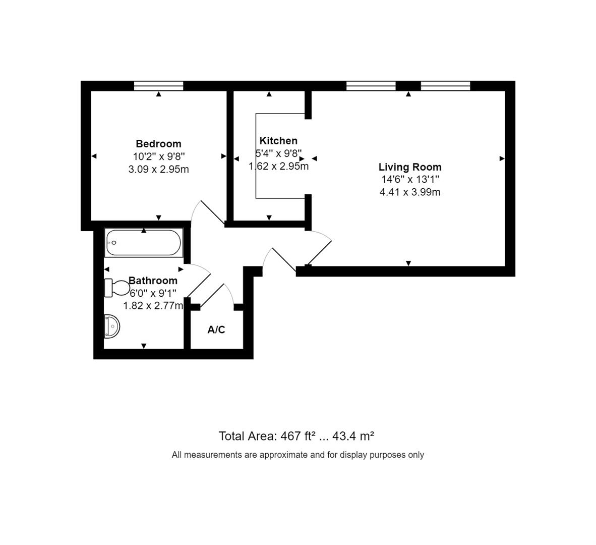 6 Brook House, Upper Street, Fleet floorplan