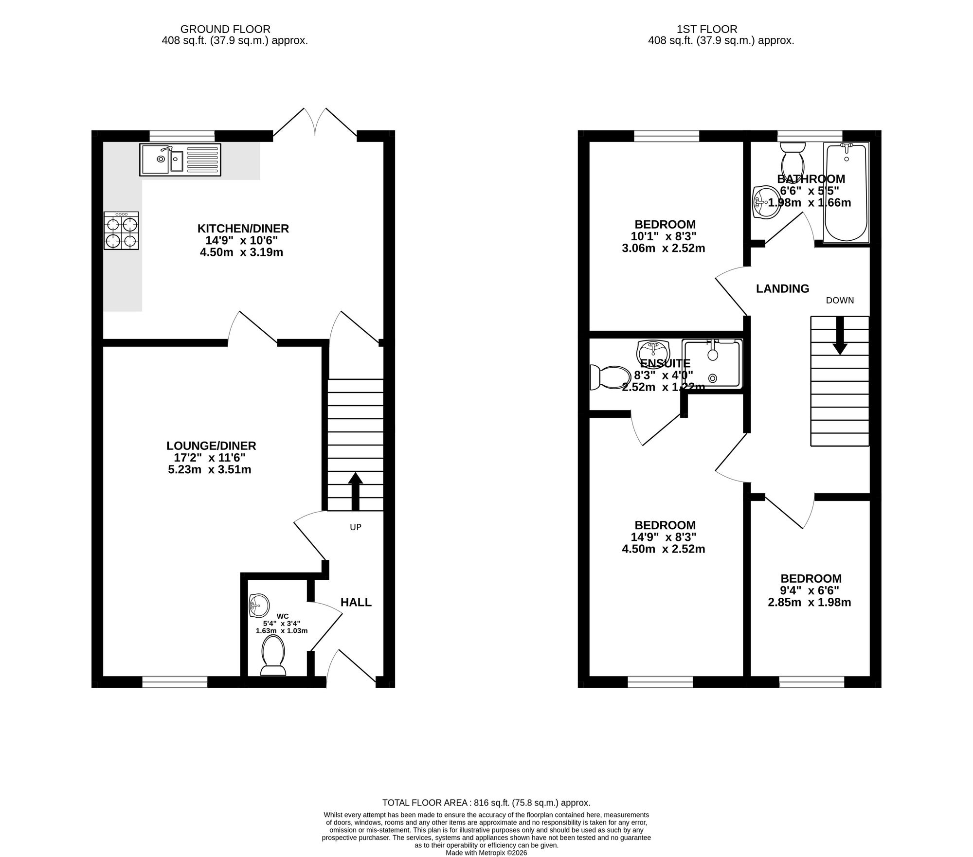 15 Herberts Road, Pontypool floorplan