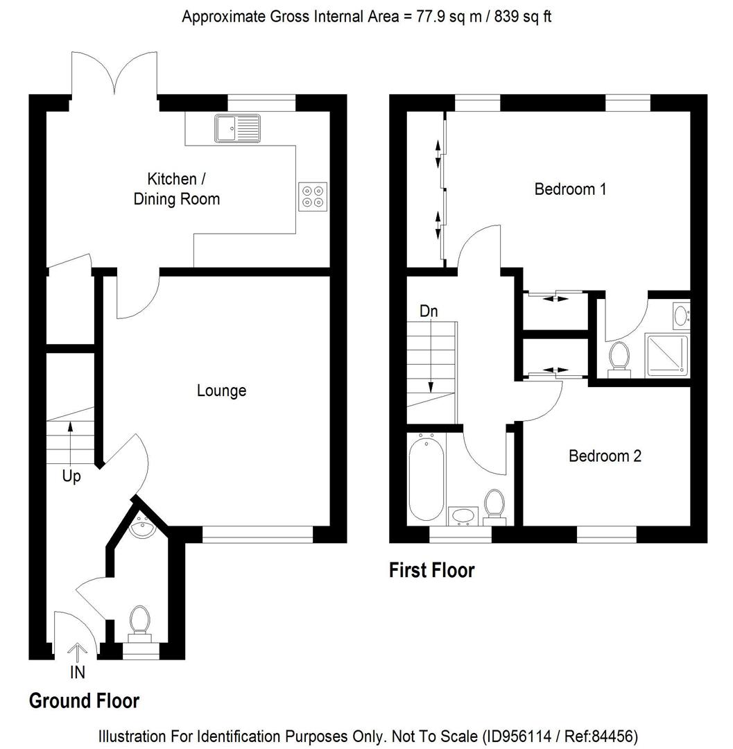 Harvie Gardens, Armadale, Bathgate EH48, 2 bedroom semidetached house for sale 64408233