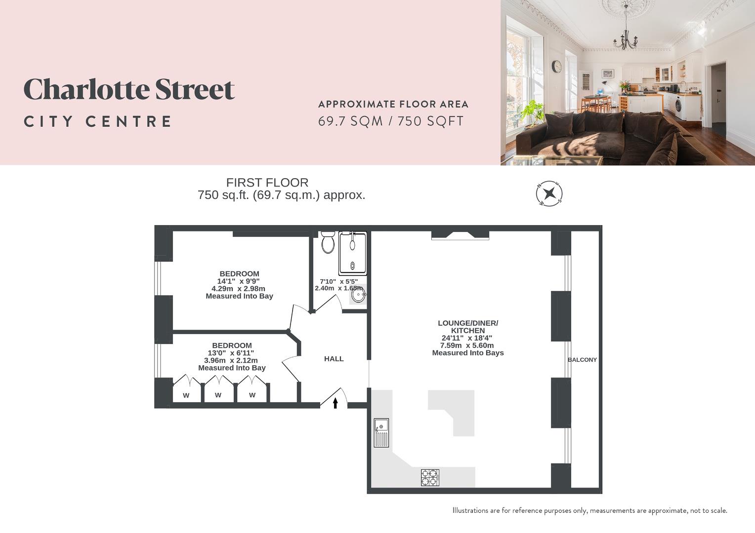 9C, Charlotte Street, Bristol floorplan