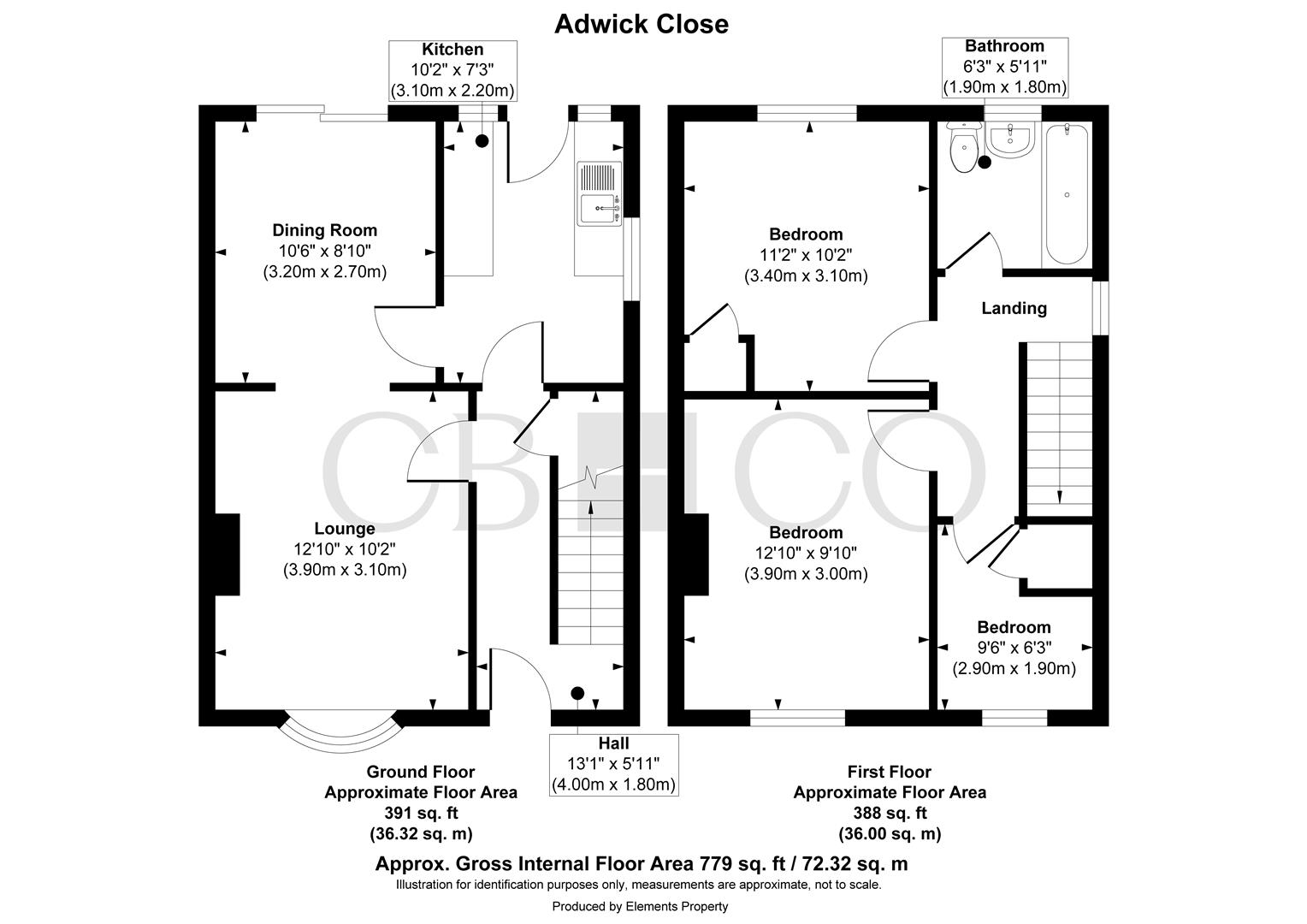 3, Adwick Close, Derby floorplan