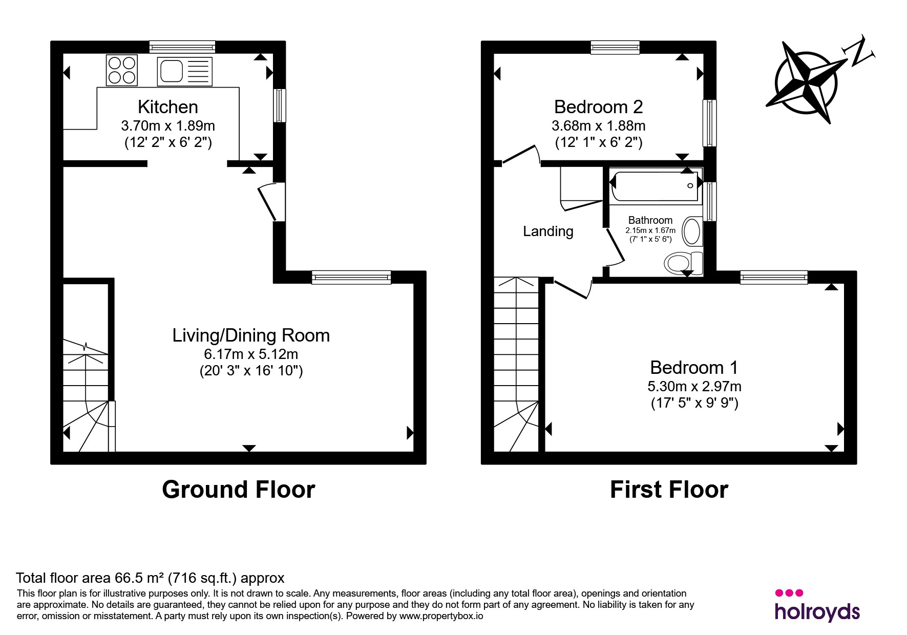 2, Belmont Mews, Belgrave Road, Bingley floorplan