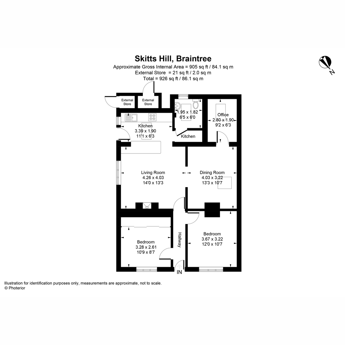 60, Skitts Hill, Braintree floorplan
