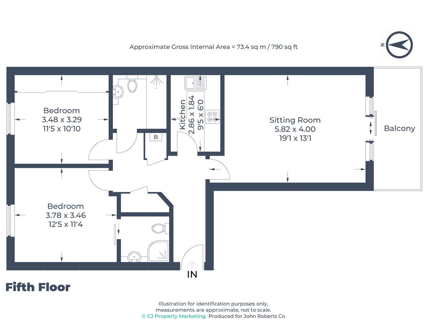 107, Penn Place, Northway, Rickmansworth floorplan