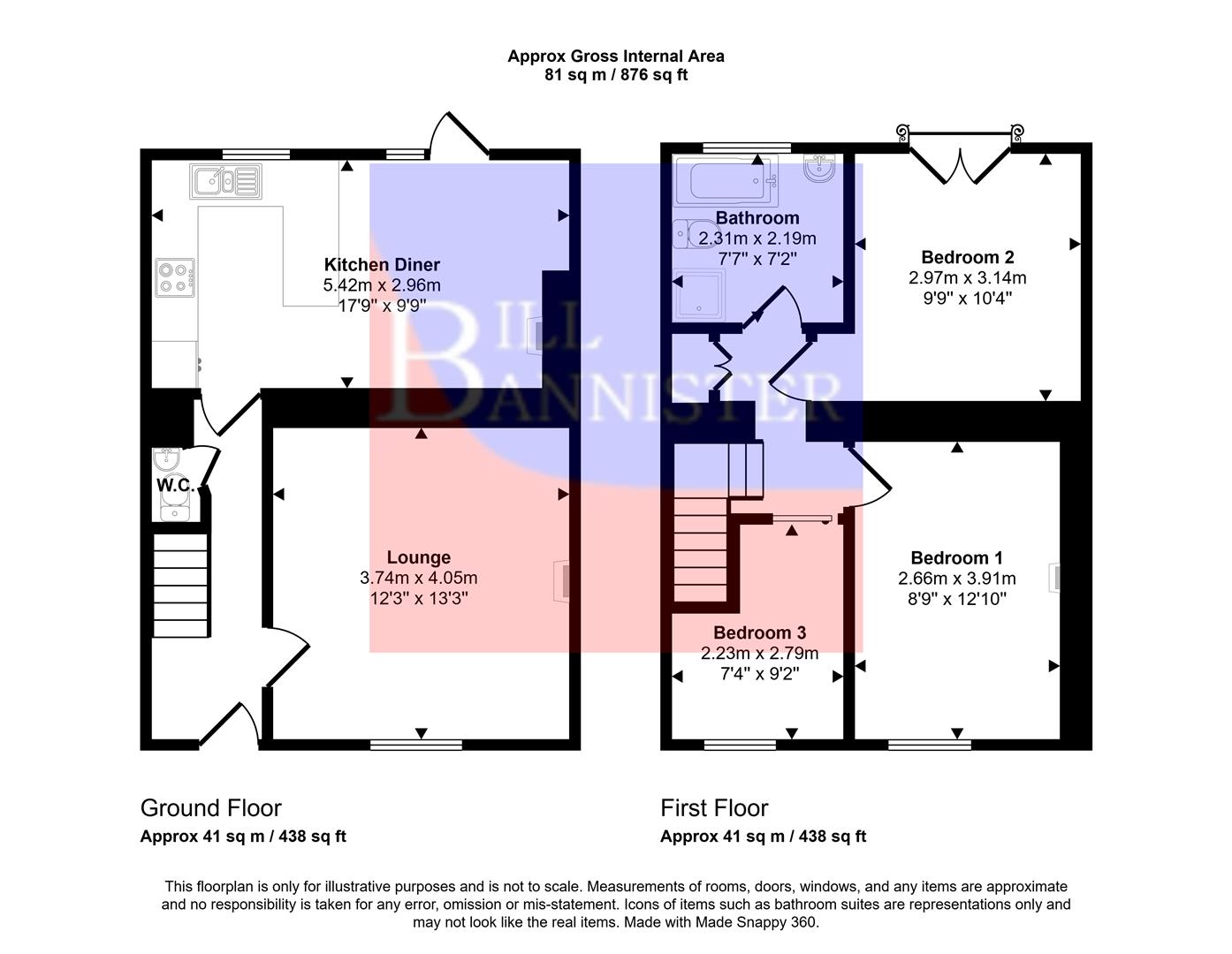 27, Fore Street, Camborne floorplan