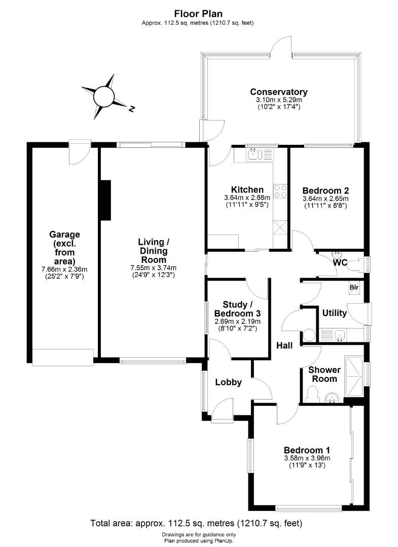 17, Cow Lane, Rampton, Cambridge floorplan