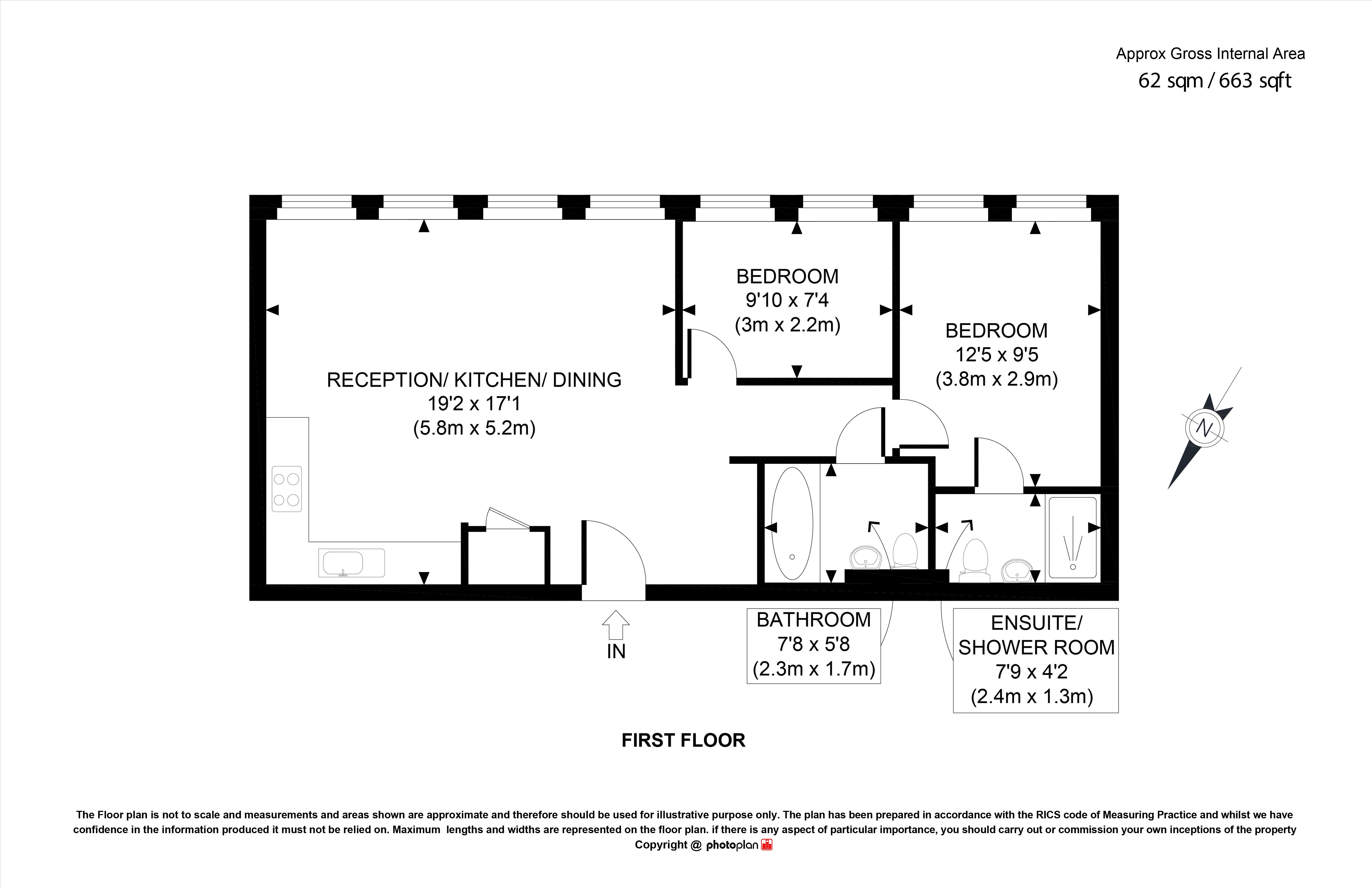 324 Guild House, Peterborough floorplan