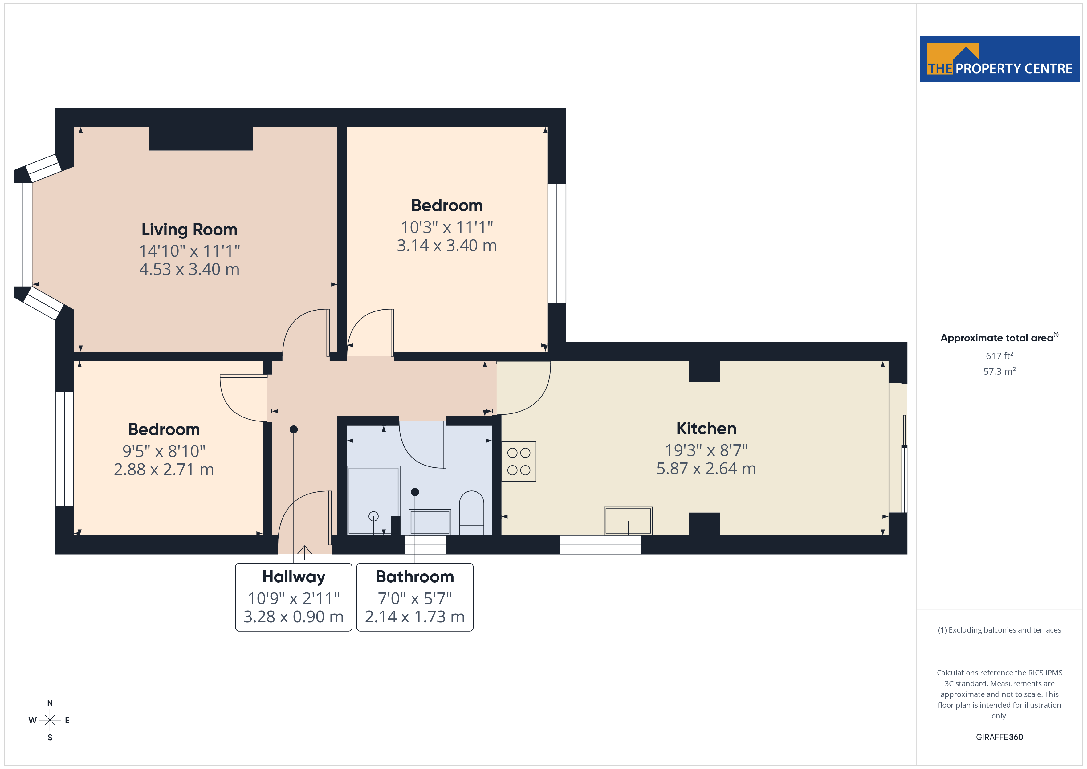 63, Oxstalls Drive, Gloucester floorplan