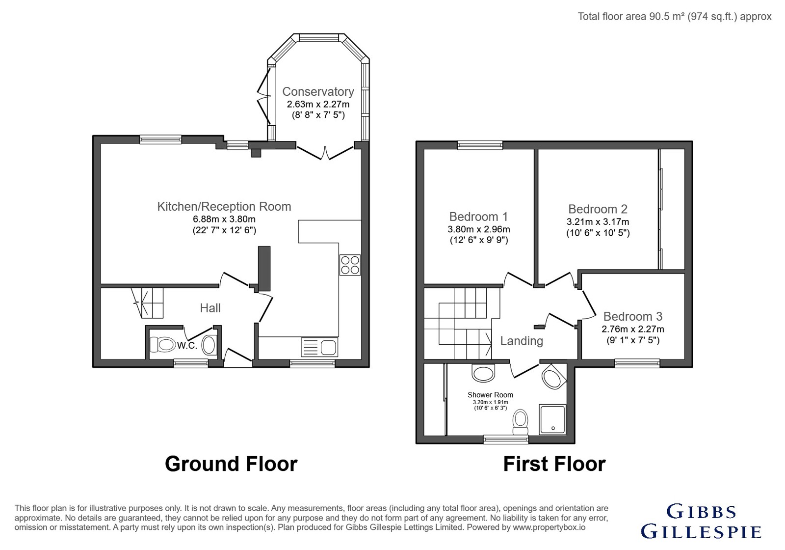 6, Kent Close, Uxbridge floorplan