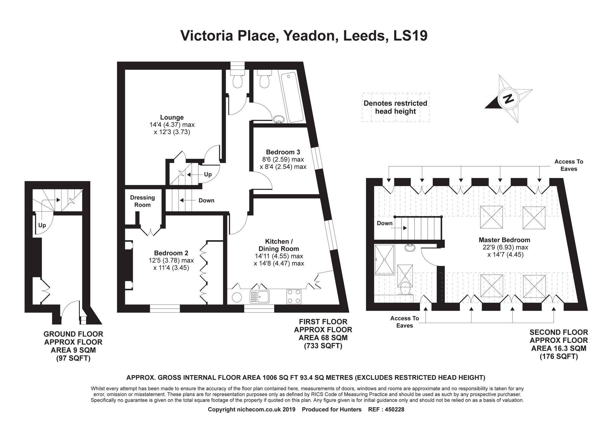 3 Bedrooms Flat for sale in Victoria Place, Yeadon, Leeds LS19