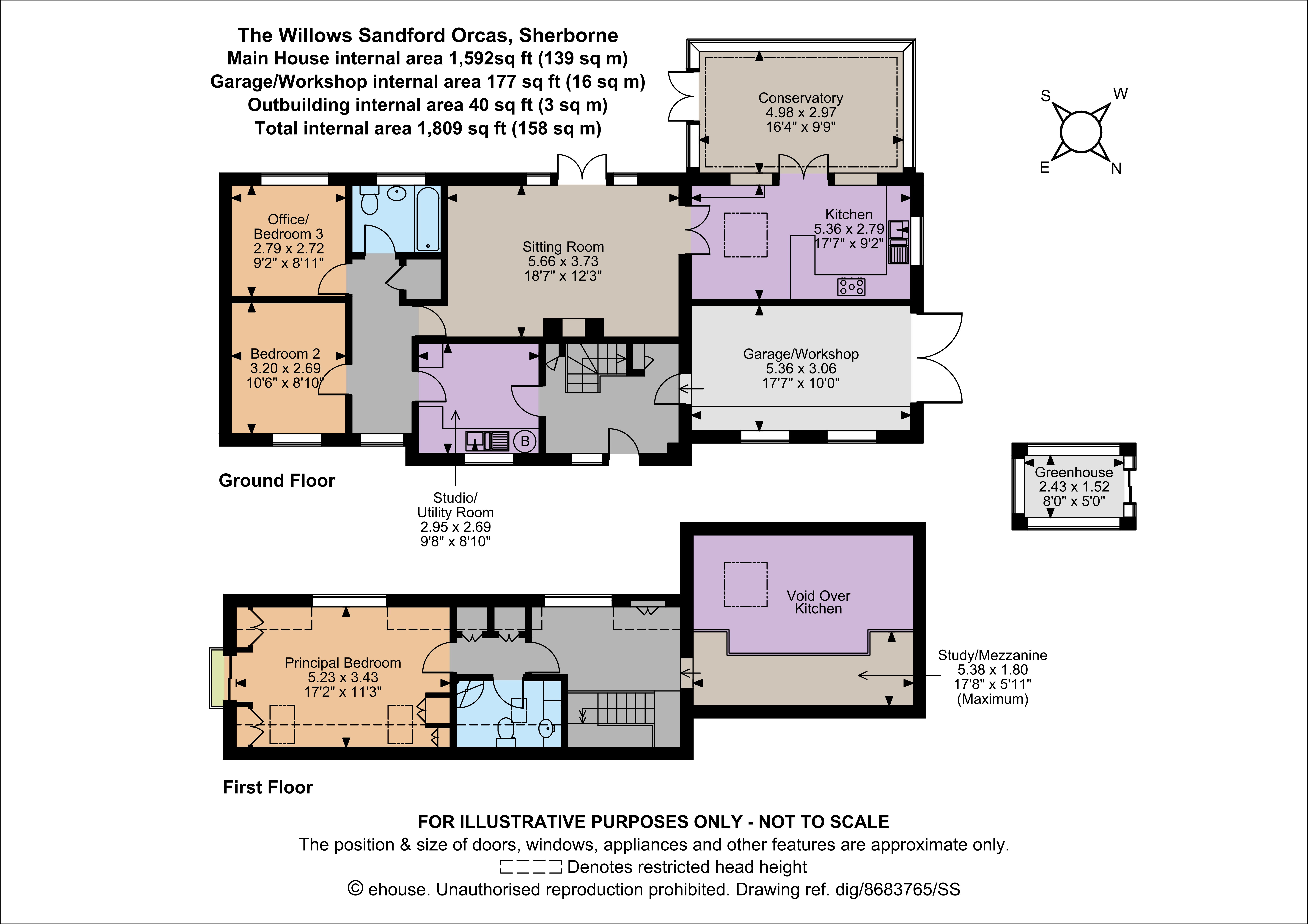 The Willows,, Sandford Orcas, Dorset floorplan